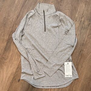 lululemon athletica Gray Quarter-Zip Sweatshirt